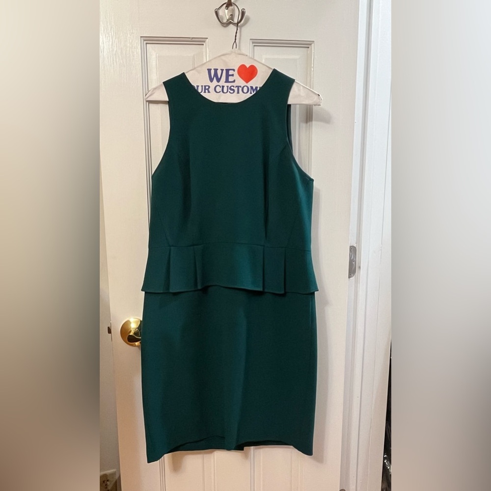 LOFT Scuba Peplum Dress